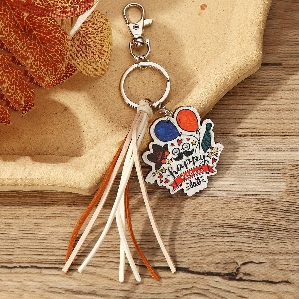 Wholesale Father's Day Mother's Day Metal Keychain